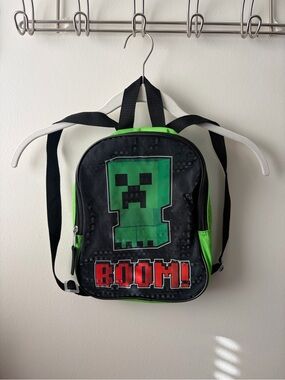 Kids Minecraft Creeper 'BOOM!' Backpack